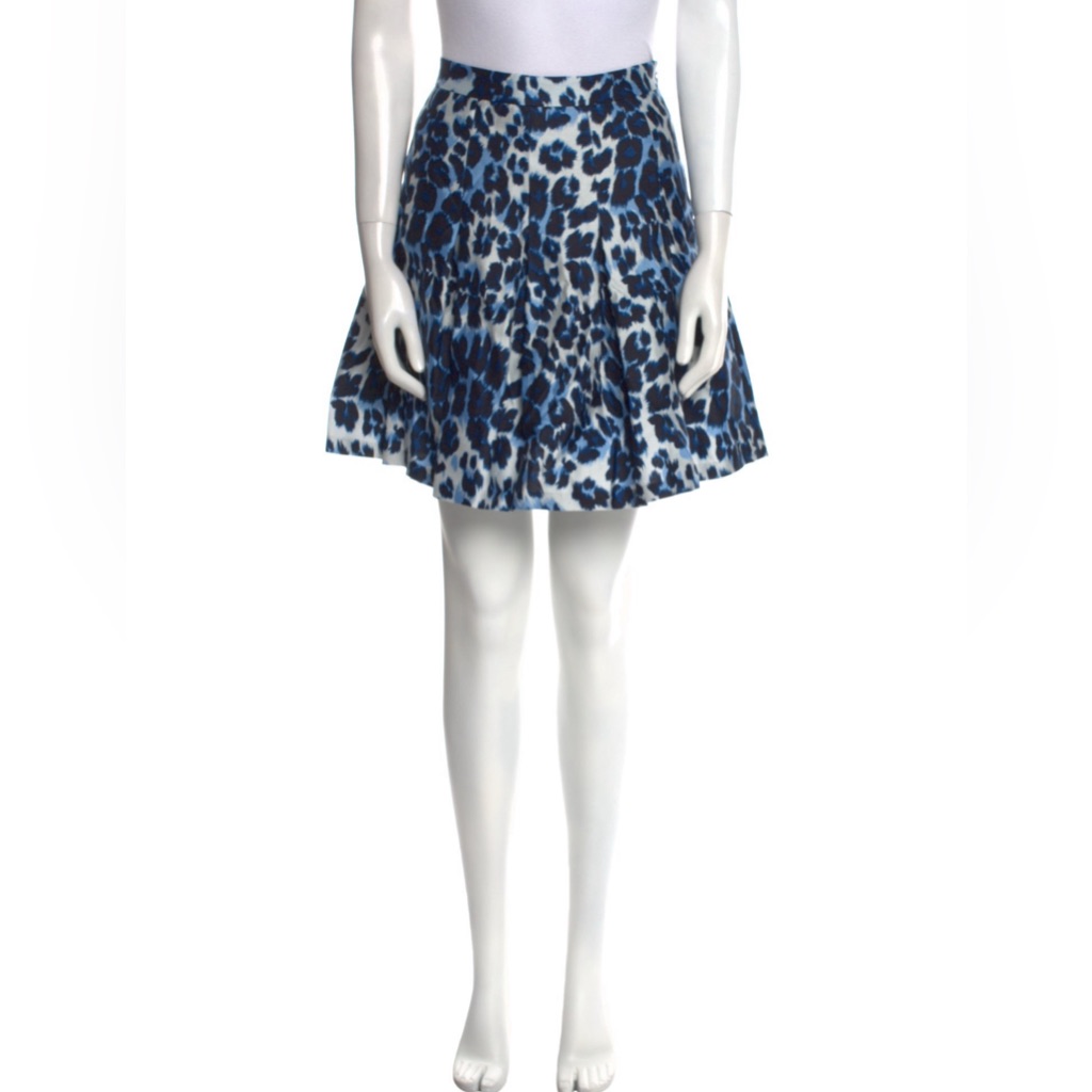 Diane Von Furstenberg Animal Print Knee-Length Skirt -New With Tags!!!